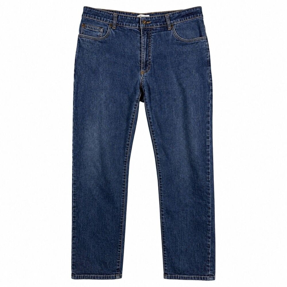Peter Millar Men’s 36x28 Blue Jeans Straight Leg 5 Pocket Denim Luxury Preppy